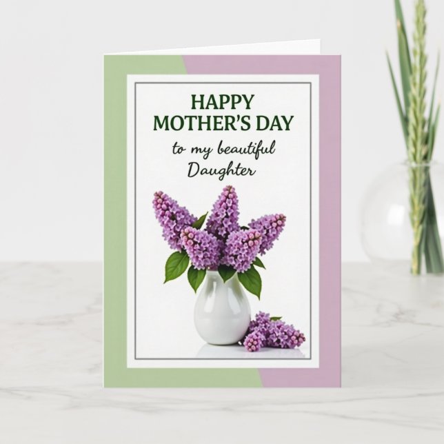 Serene Mothers Day Floral Card (Front)