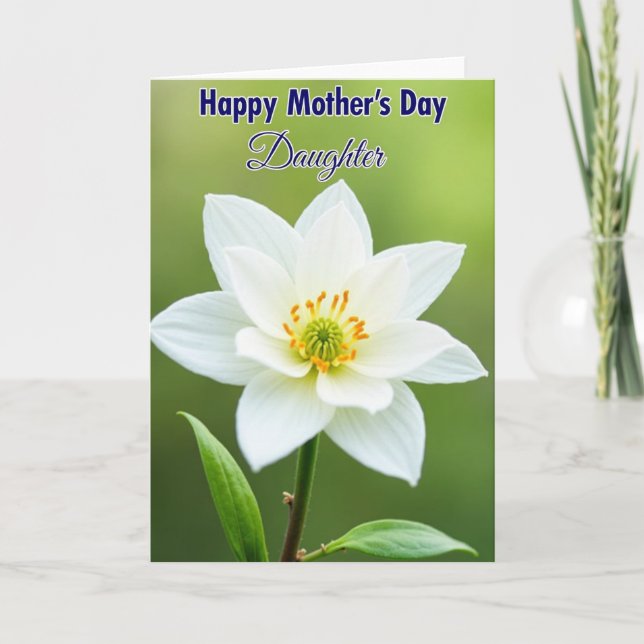 Serene Mothers Day Wishes Card (Front)
