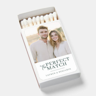 Serene Mountain Wedding Matchboxes