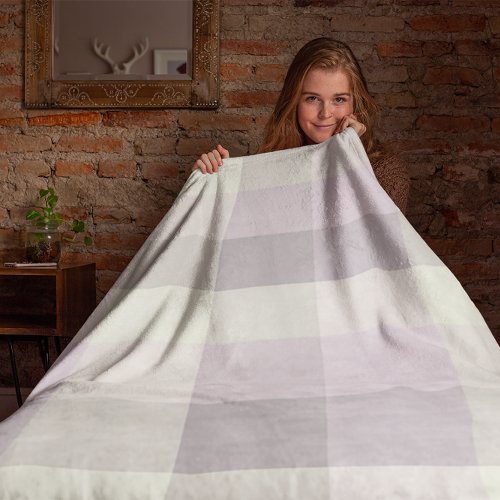 Serene Neutrals Color Block  Fleece Blanket