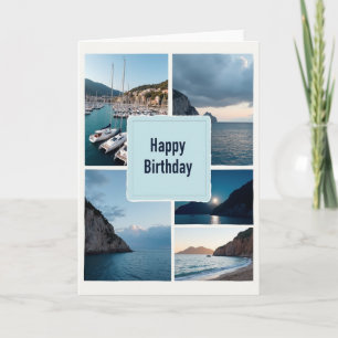 Serene Ocean Birthday Card