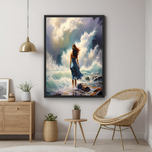 Serene Ocean Escape – Coastal Art Poster