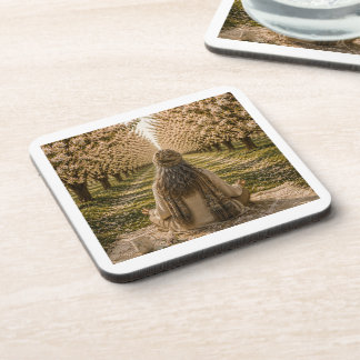 Serene Orchard Sticky Notes | Romantic Botanical Beverage Coaster