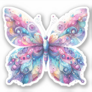 Serene Pastel Butterfly Stickers