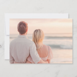Serene Pastel Romantic Photo Invitation