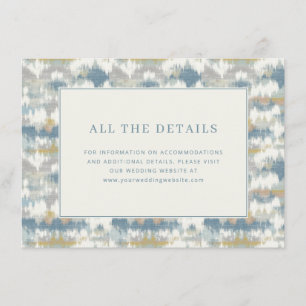 Serene Pastel Wave Motions Enclosure Card