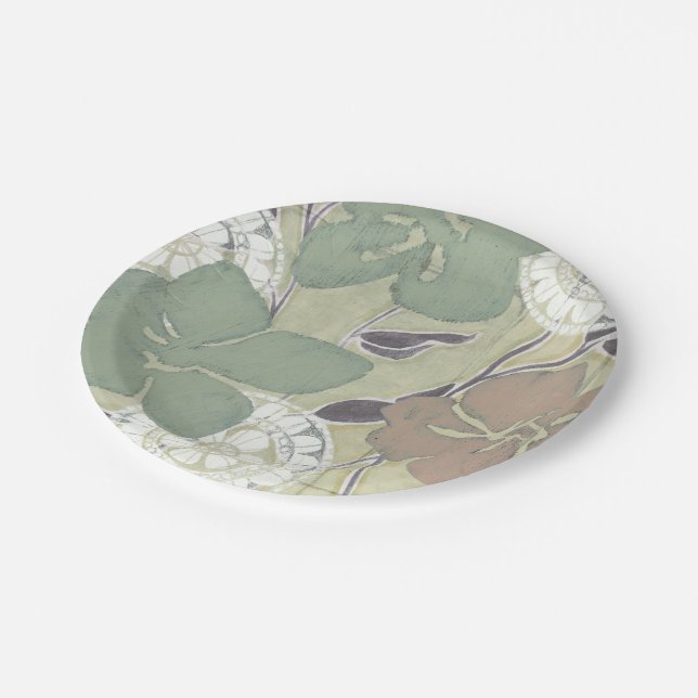 Serene Pastels II Paper Plates (Angled)