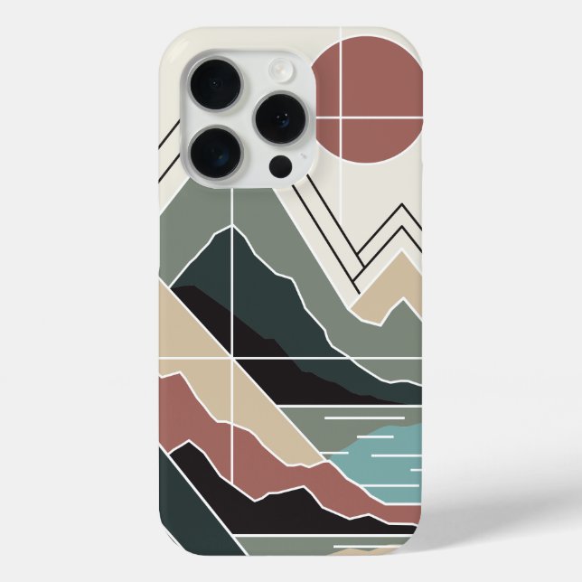 Serene Peaks Case-Mate iPhone Case (Back)