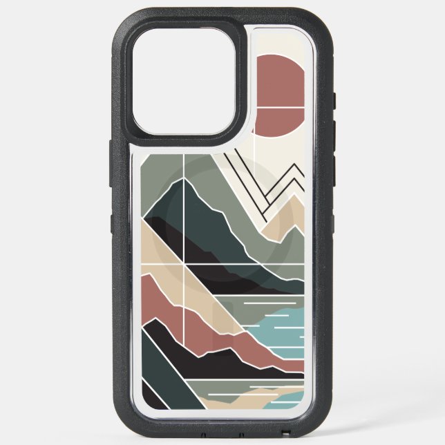 Serene Peaks iPhone 15 Pro Max Case (Back)