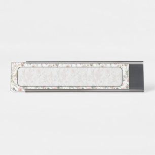 Serene Petals Desk Name Plate