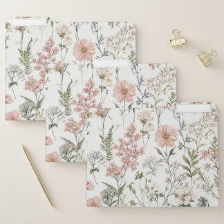 Serene Petals File Folder