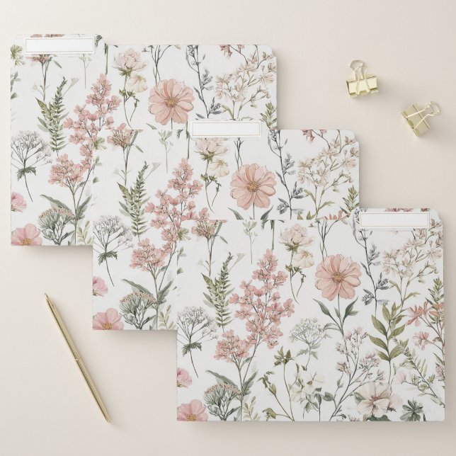 Serene Petals File Folder (Set)