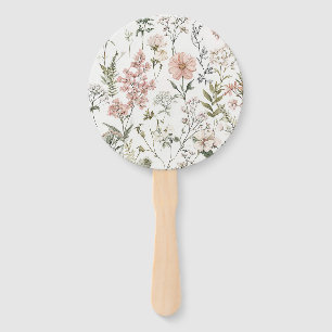 Serene Petals Hand Fan