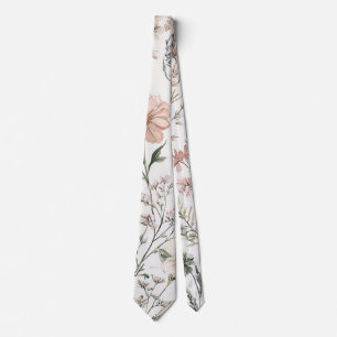 Serene Petals Neck Tie