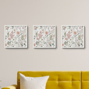Serene Petals Peel And Stick Photo Tile