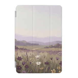 Serene Purple Wildflower Meadow Rolling Hills  iPad Mini Cover