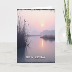 Serene Reeds Birthday Card