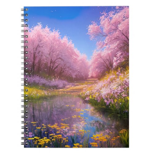 Serene Sakura_Enveloped Swamp Notebook