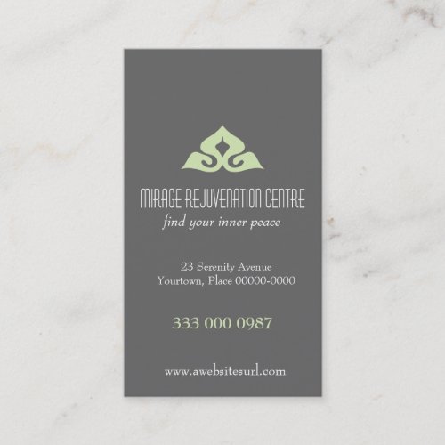 Serene Salon Appointment Business Card