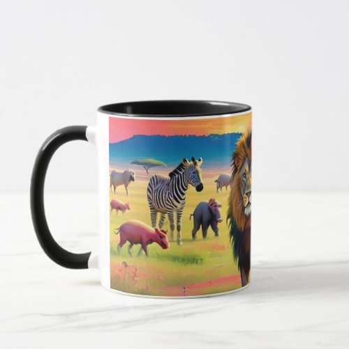 Serene Savanna Safari Mug