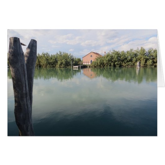 Serene scene in Torcello! Cards (Front Horizontal)