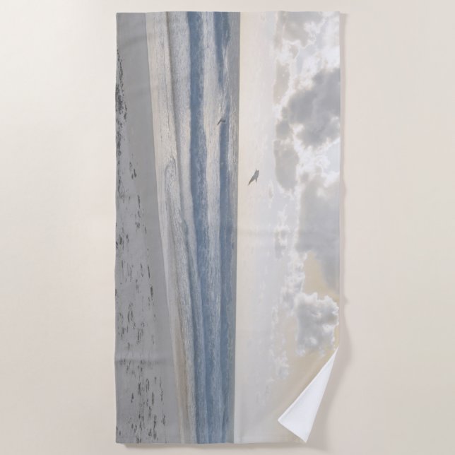 Serene Sea Beach Towel (Front)