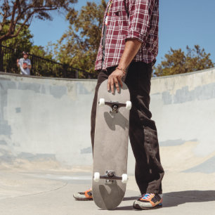 Serene Sea Meets Sandy Beach 1 Skateboard