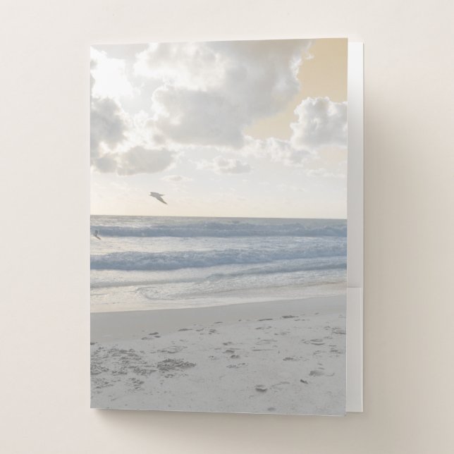Serene Sea Pocket Folder (Front)