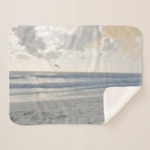 Serene Sea Sherpa Blanket