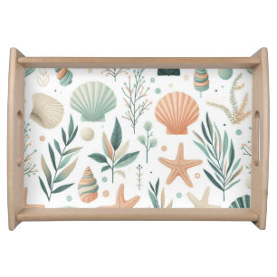 Serene Sealife Serving Tray