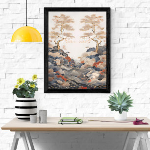 Serene Serenity: A Tranquil Tapestry of Nature's B Poster