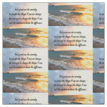SERENE SERENITY PRAYER SUNRISE PHOTO DESIGN FABRIC