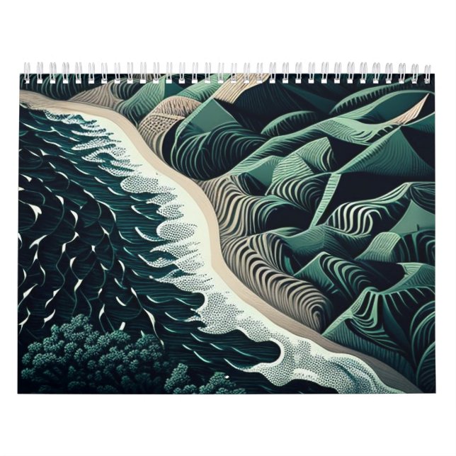 Serene Shores Calendar (Cover)