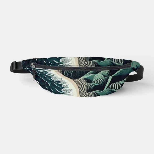 Serene Shores Fanny Pack (Front)