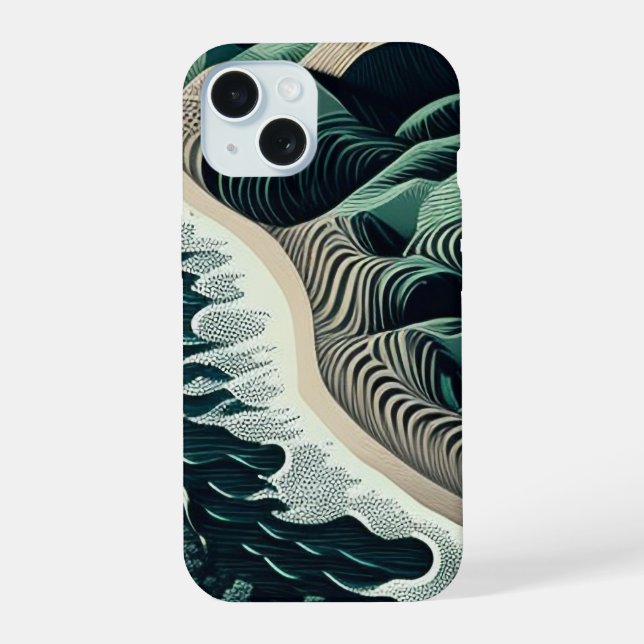 Serene Shores Iphone Case (Back)