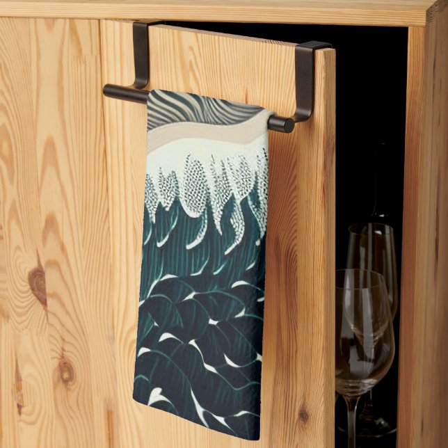 Serene Shores Kitchen Towel (Thirds Fold)