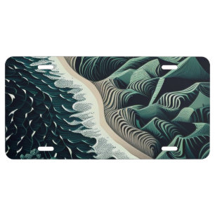 Serene Shores License Plate