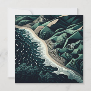 Serene Shores Note Card