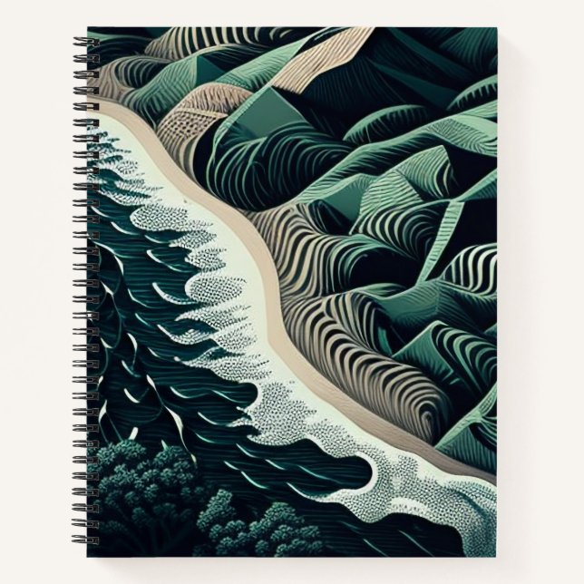 Serene Shores Notebook (Front)