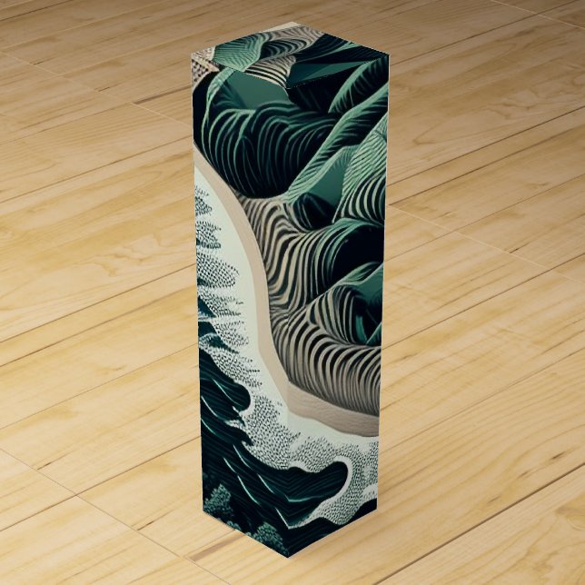 Serene Shores Wine Box (Front)