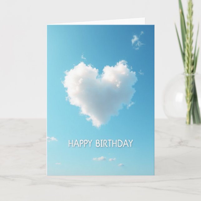 Serene Sky Birthday Card (Front)