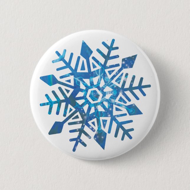 Serene Snowflake Buttons (Front)