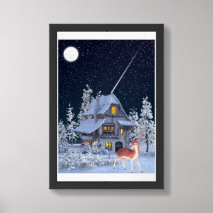 Serene Snowy Wall Decor