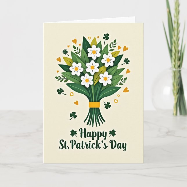 Serene St Patricks Day Card (Front)