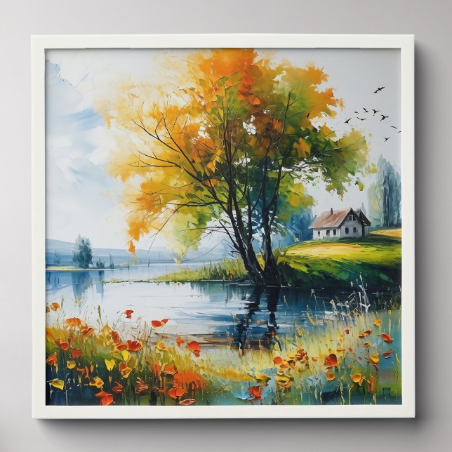 Serene Summer: Landscape - Peel And Stick Photo Tile (Front Set)