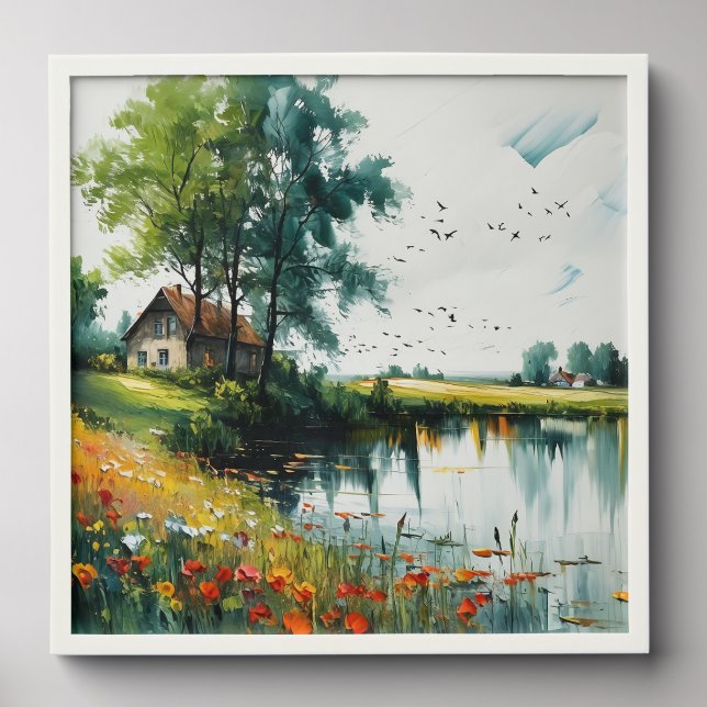 Serene Summer: Landscape - Peel And Stick Photo Tile (Front Set)