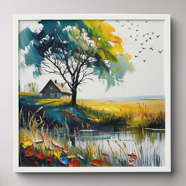 Serene Summer: Landscape - Peel And Stick Photo Tile (Front Set)