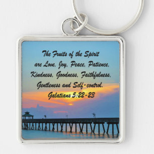 SERENE SUNRISE FRUIT OF THE SPIRIT KEYCHAIN