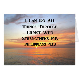 SERENE SUNRISE PHILIPPIANS 4:13 PHOTO SCRIPTURE CARDS