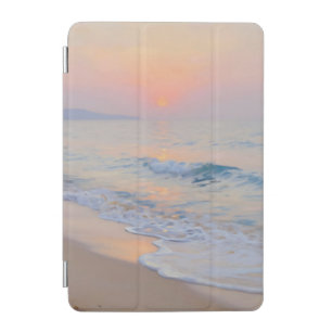 Serene Sunset Beach Ocean Glow iPad Mini Cover